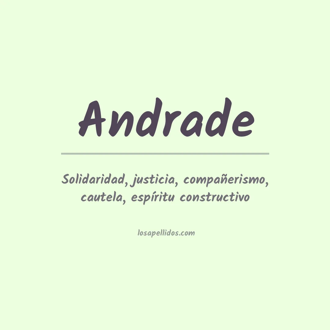 Apellido Andrade