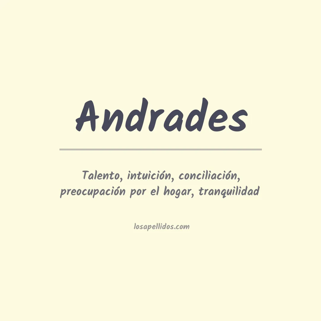 Apellido Andrades