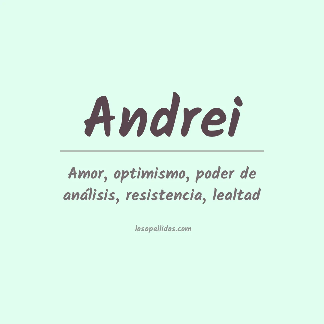 Apellido Andrei