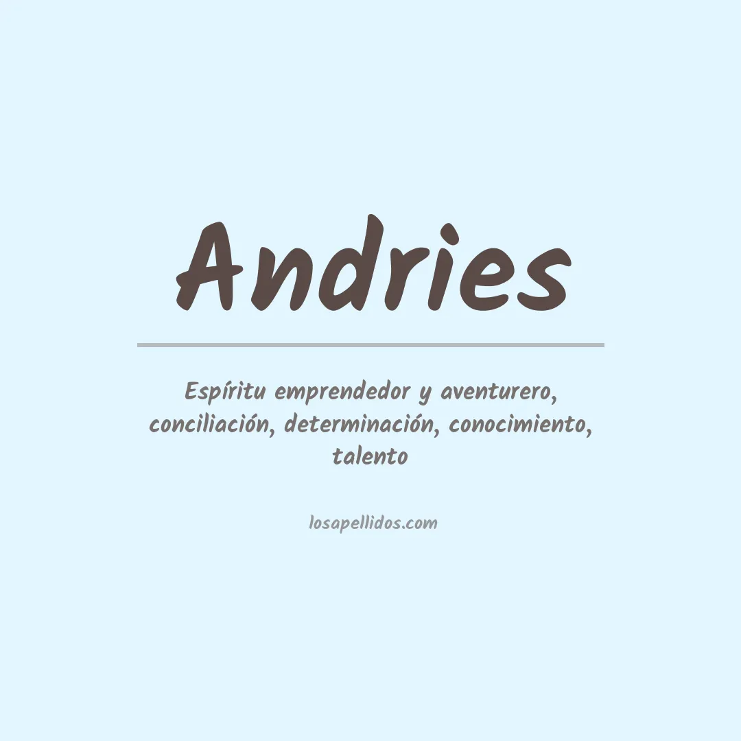 Apellido Andries