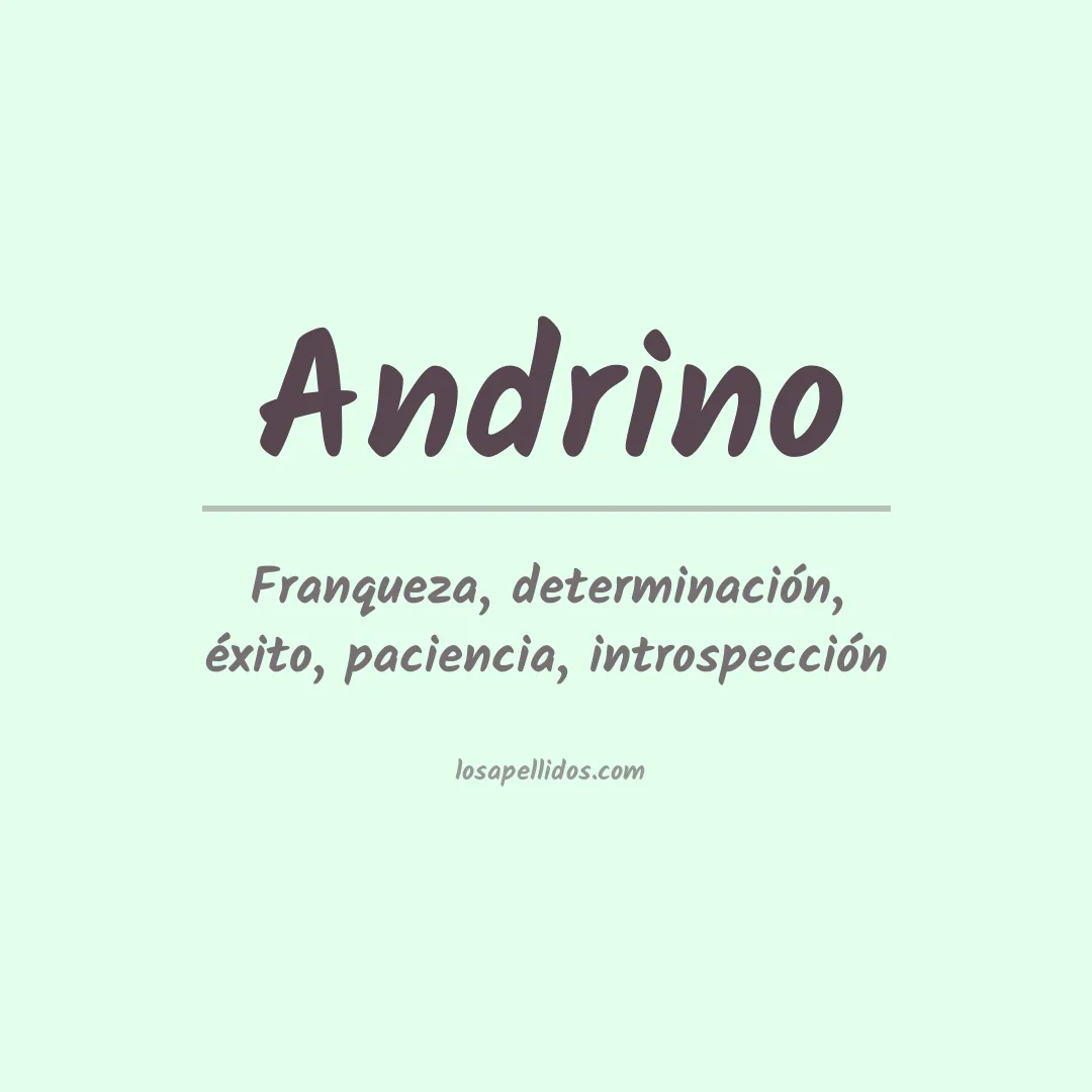Apellido Andrino