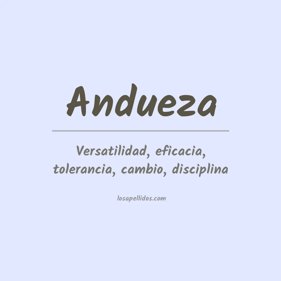 Apellido Andueza