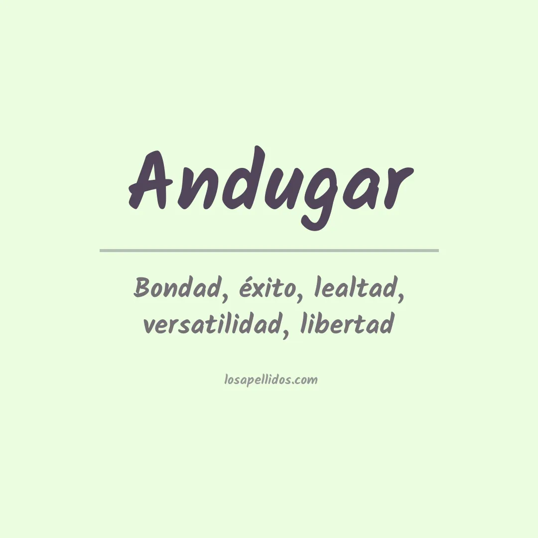 Apellido Andugar