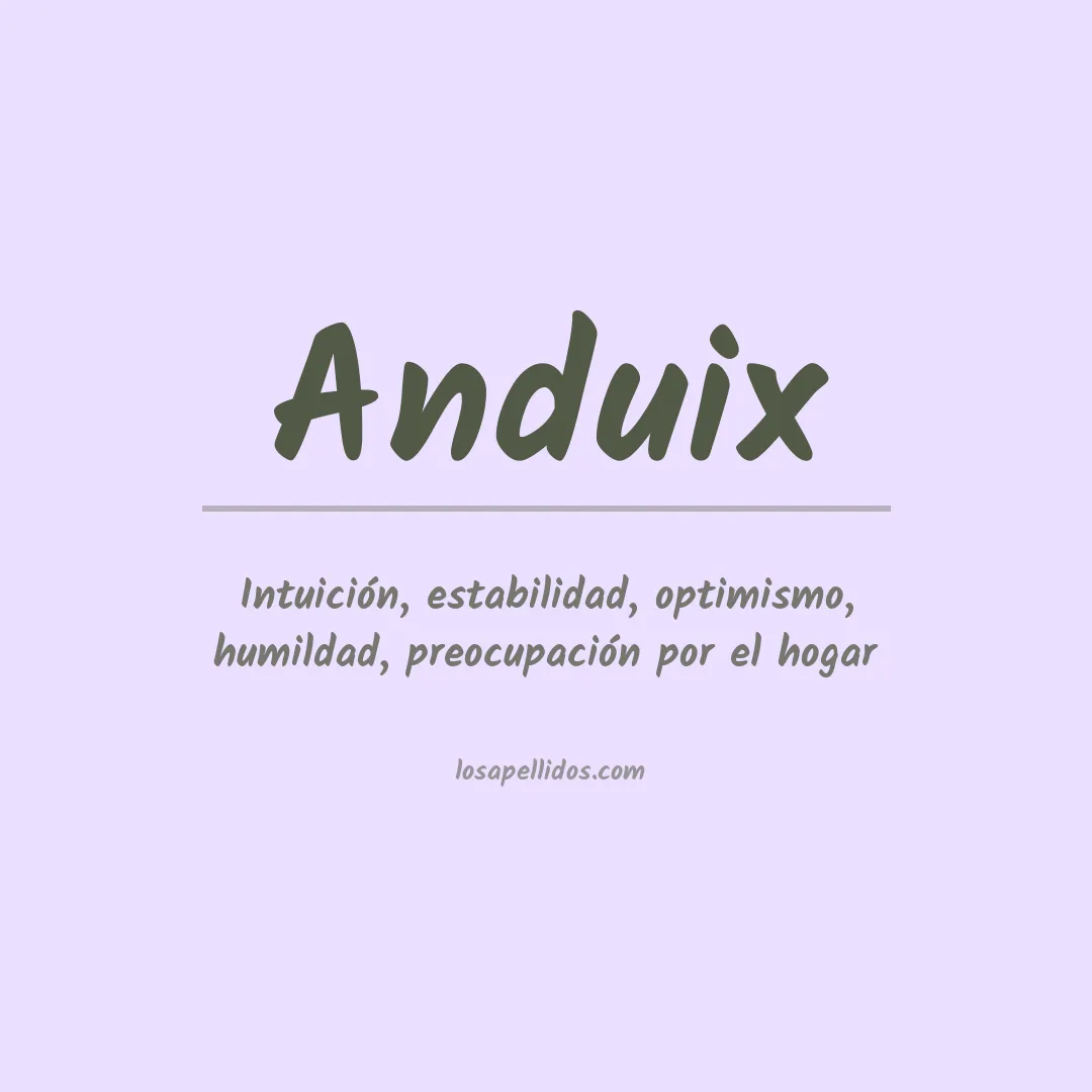 Apellido Anduix