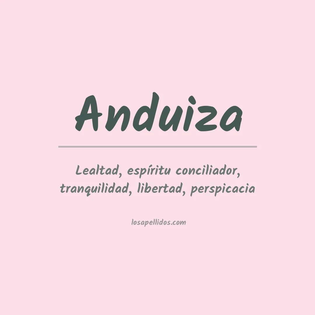 Apellido Anduiza