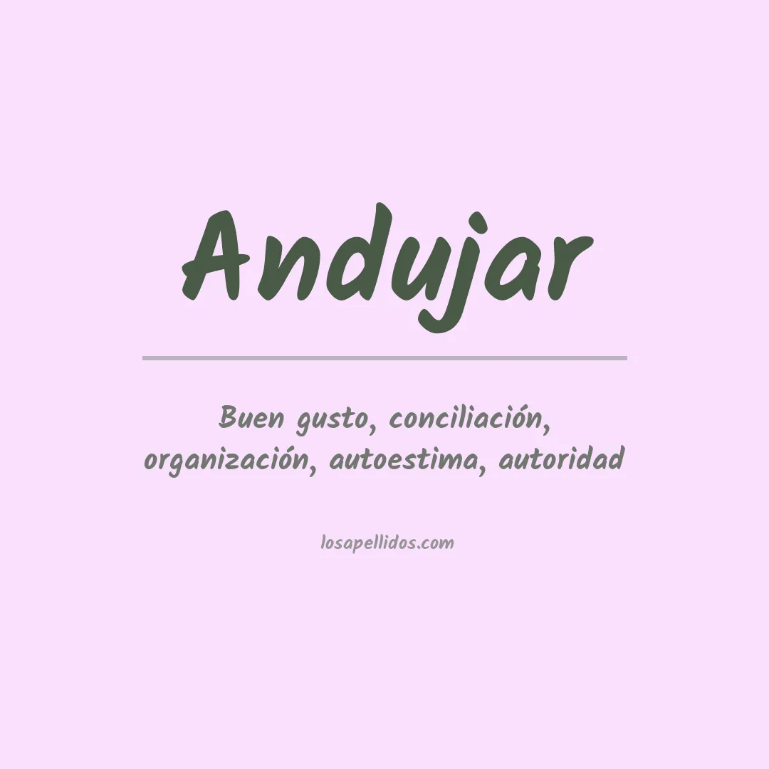 Apellido Andújar