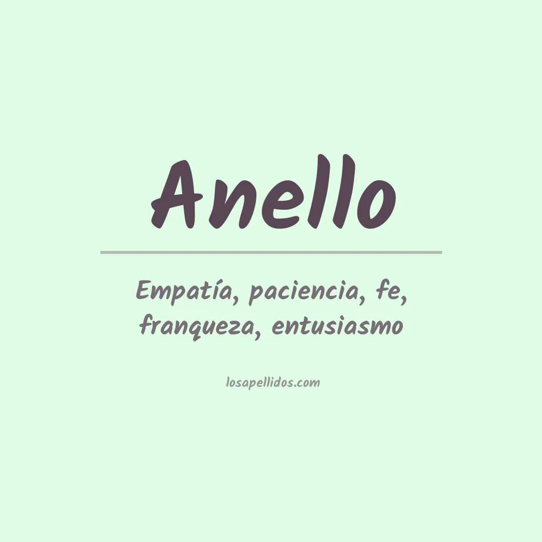 Apellido Anello