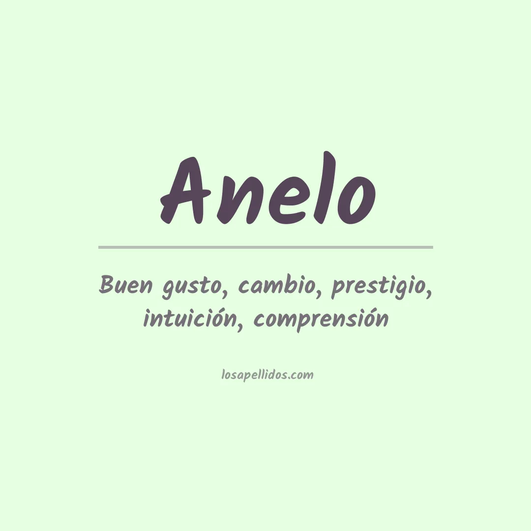 Apellido Anelo
