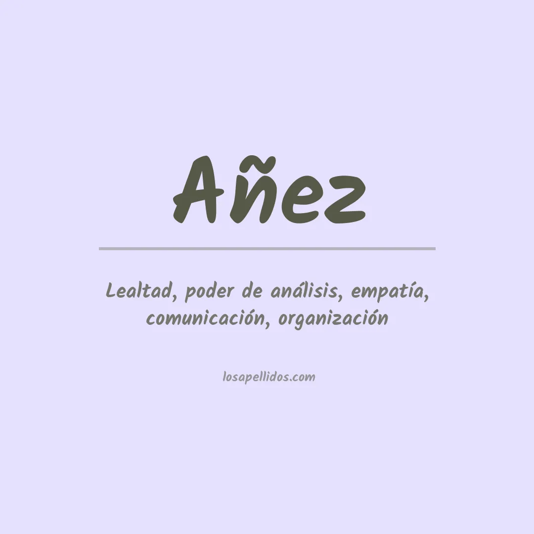Apellido Añez