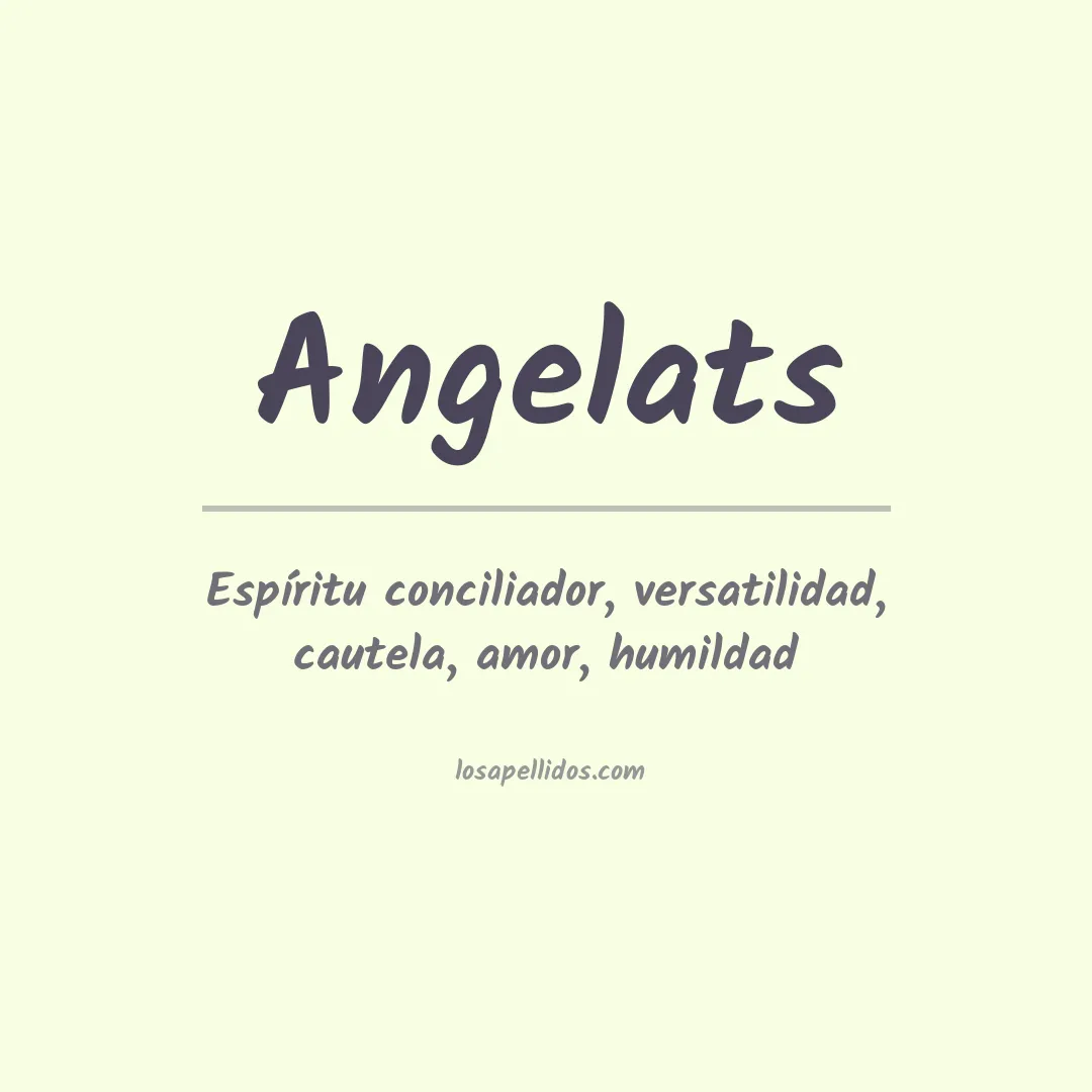Apellido Angelats