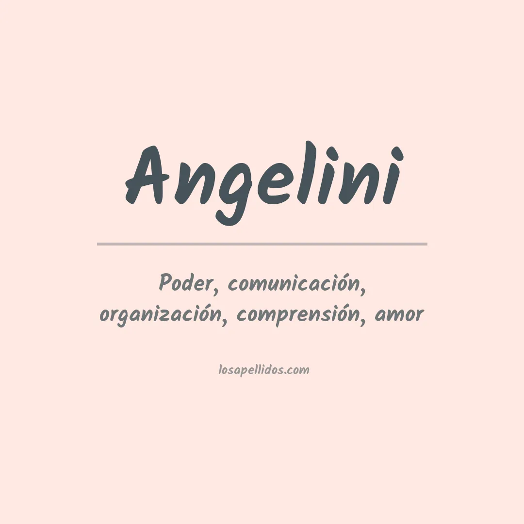 Apellido Angelini