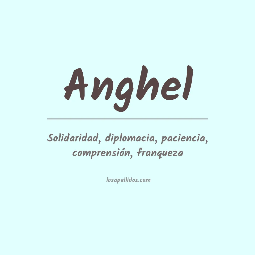 Apellido Anghel