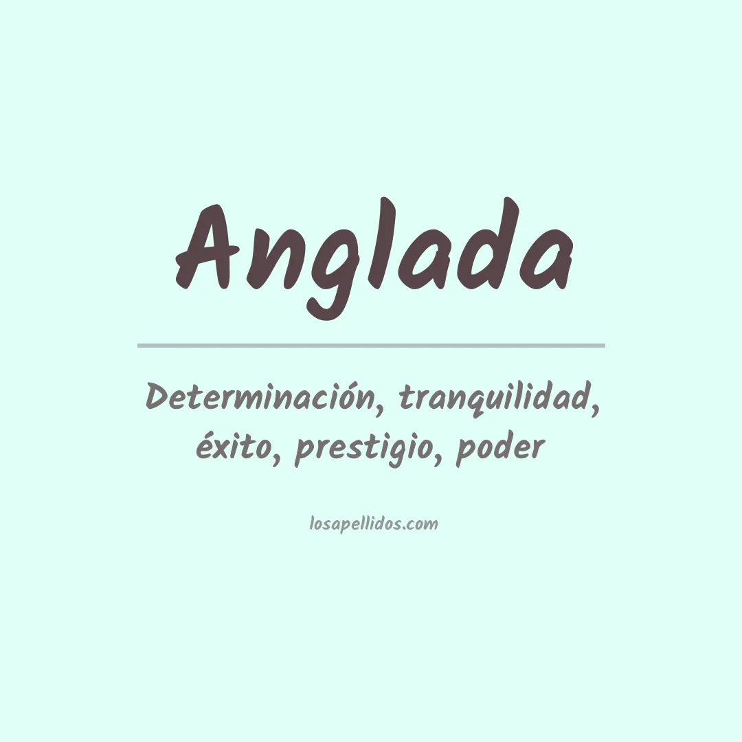 Apellido Anglada