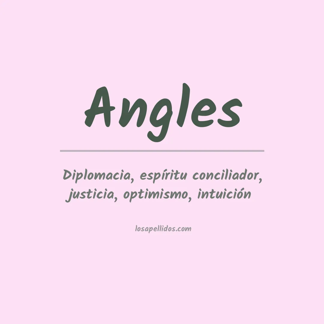 Apellido Angles