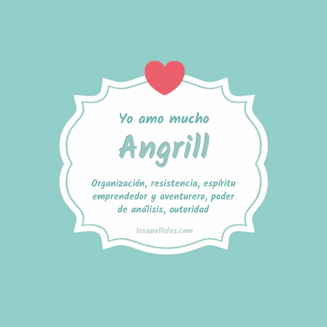 Yo amo mucho Angrill