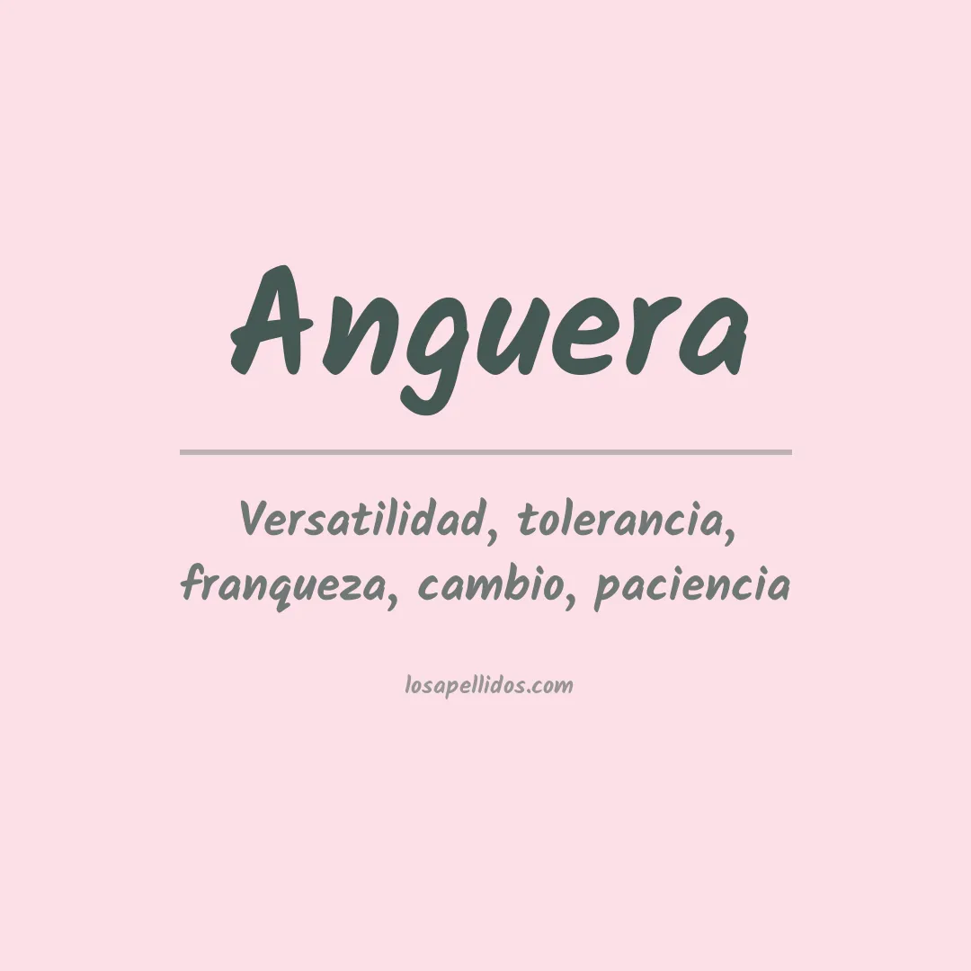 Apellido Anguera