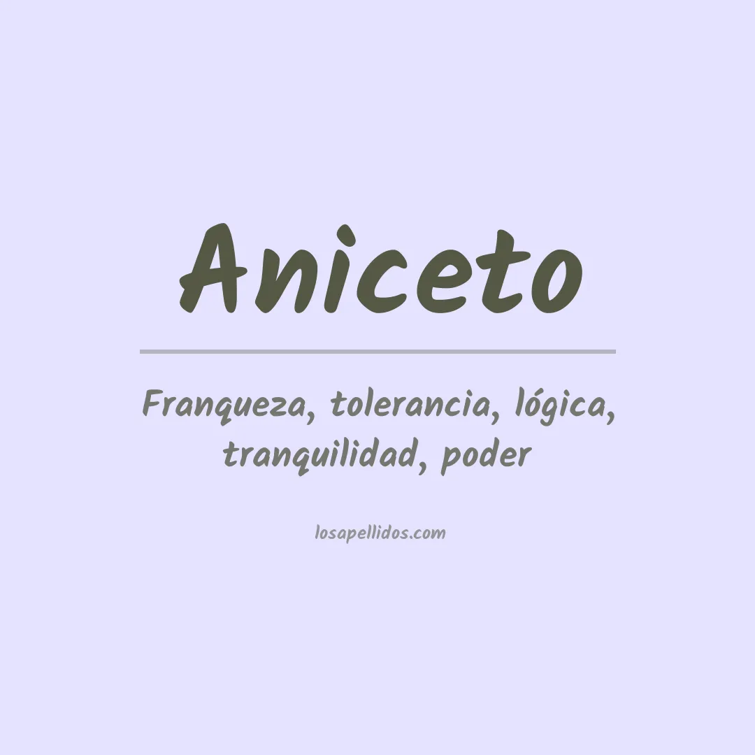 Apellido Aniceto