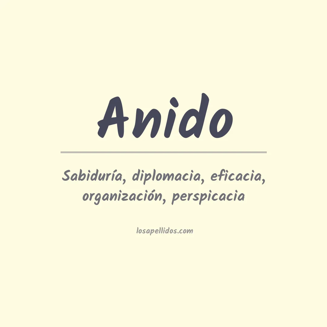 Apellido Anido