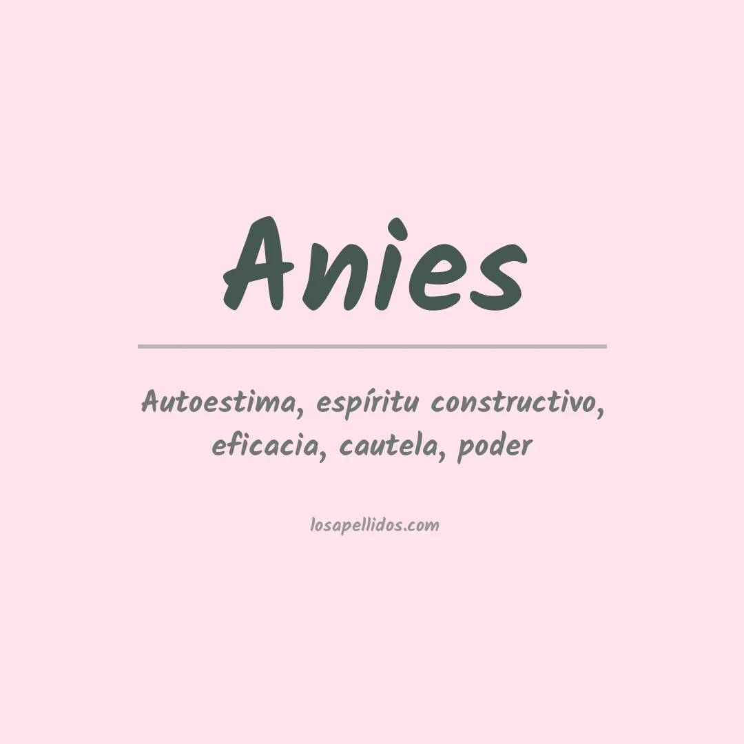 Apellido Anies