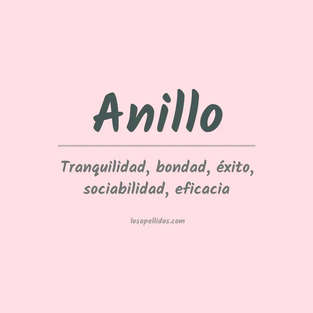 Apellido Anillo