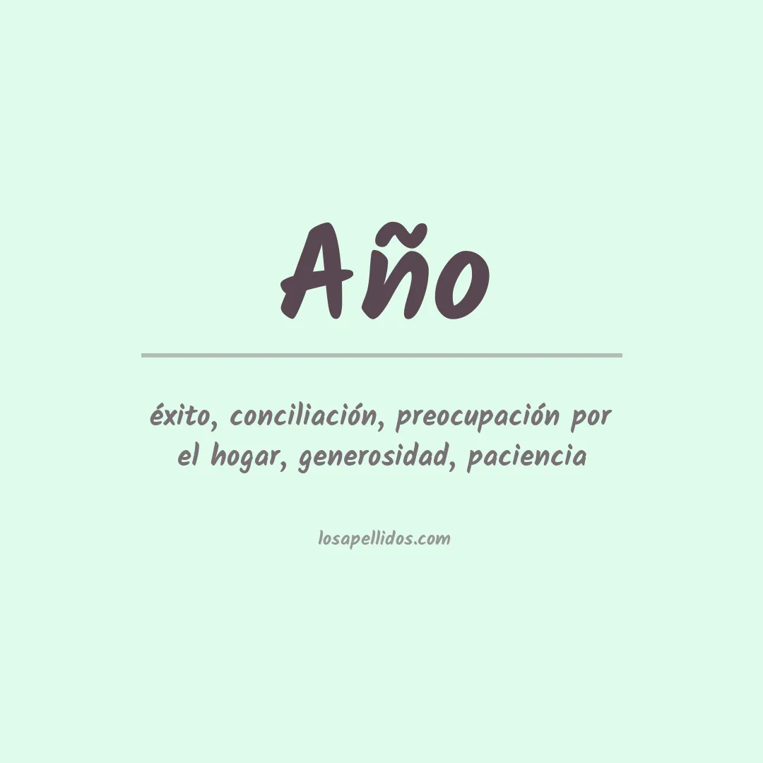 Apellido Año