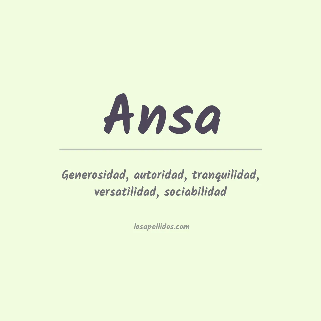 Apellido Ansa