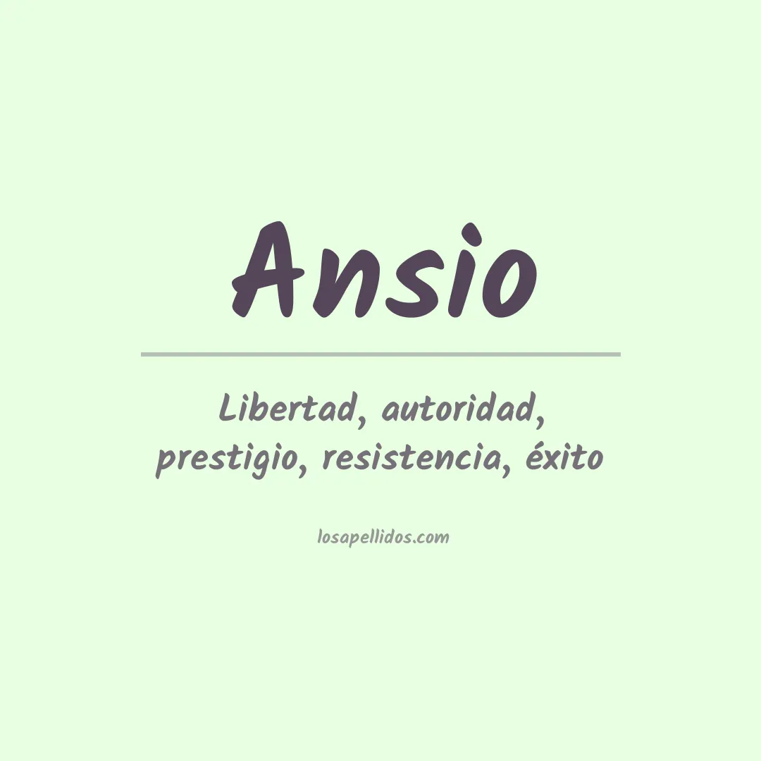 Apellido Ansio