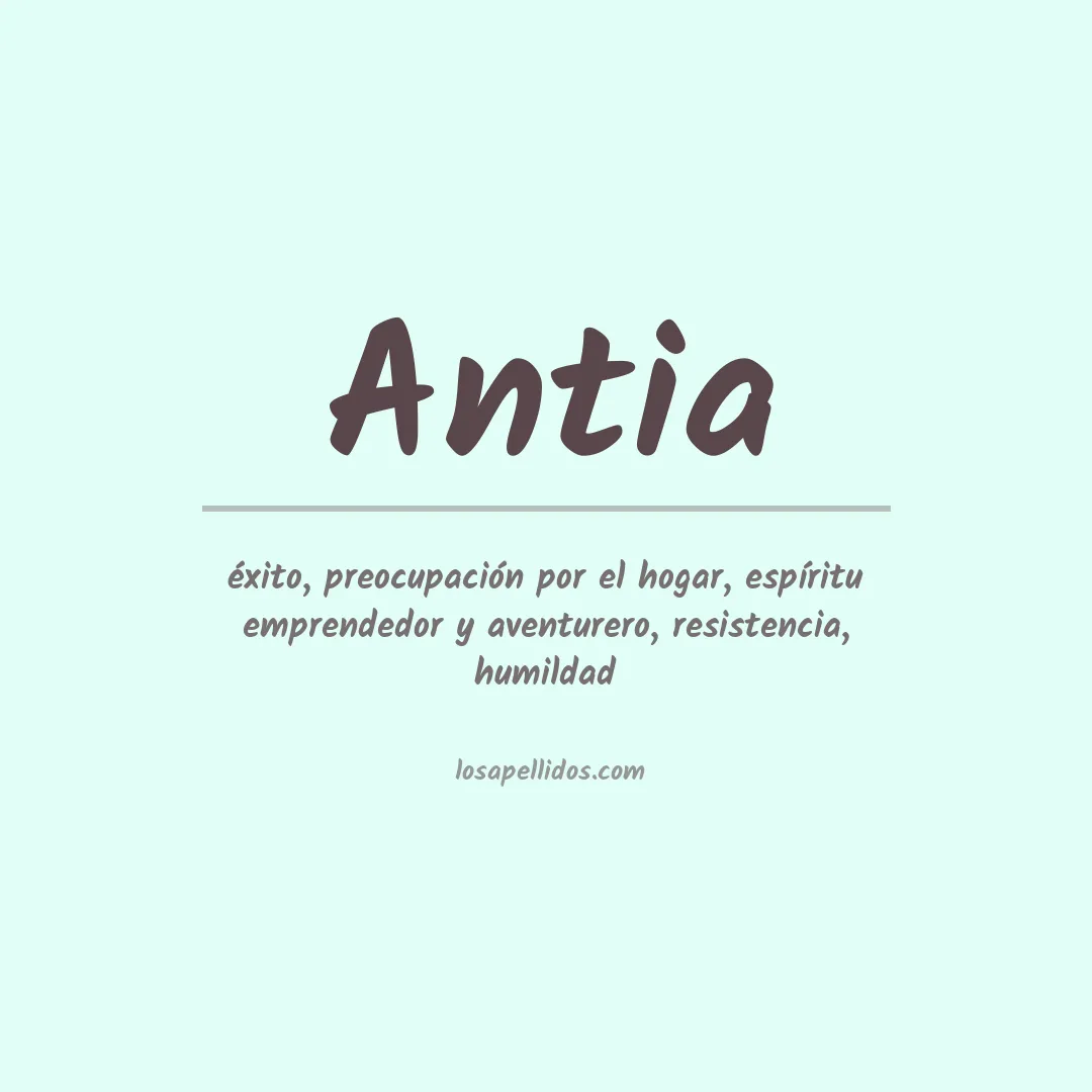 Apellido Antia