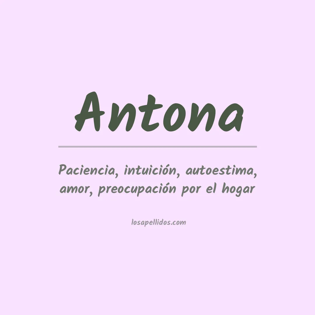 Apellido Antona