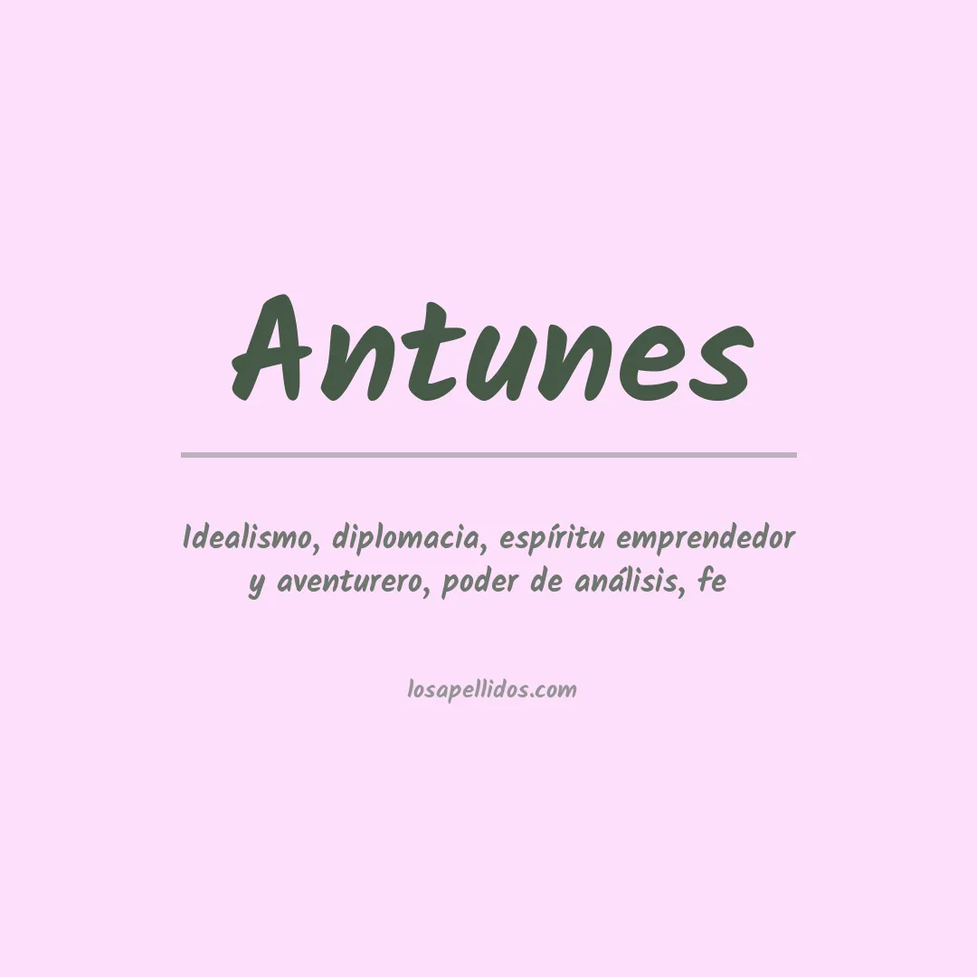Apellido Antunes
