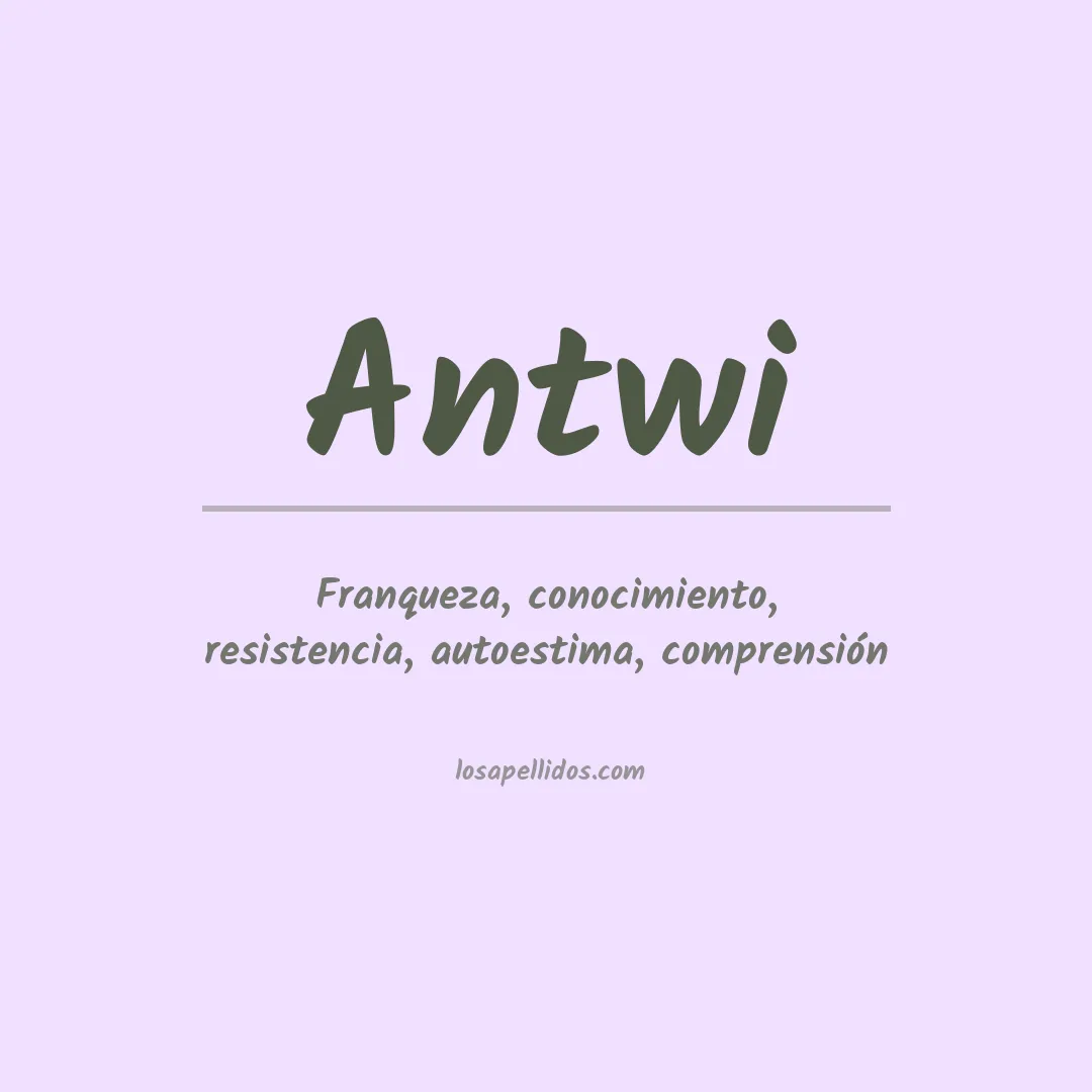 Apellido Antwi