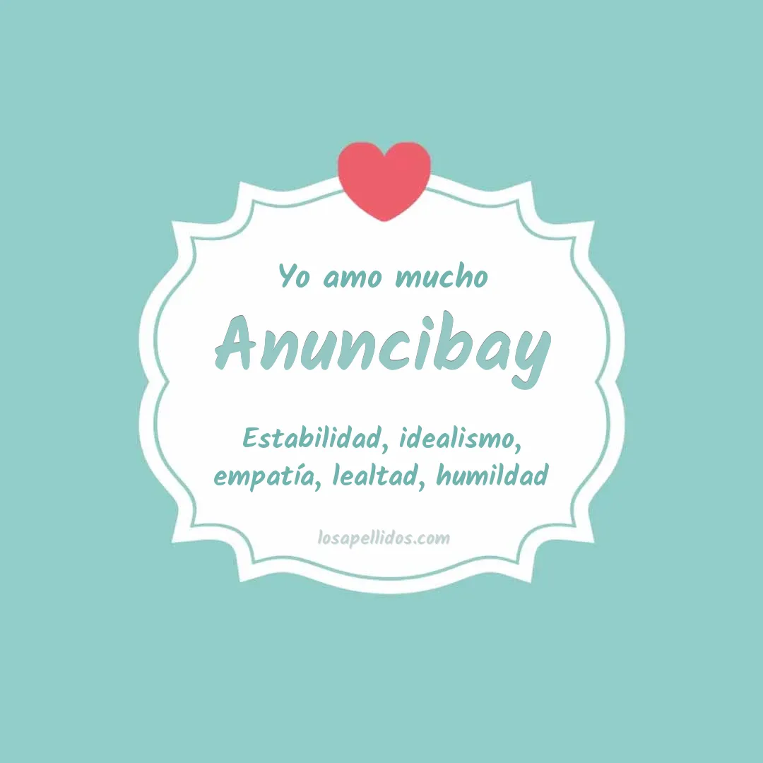 Yo amo mucho Anuncibay