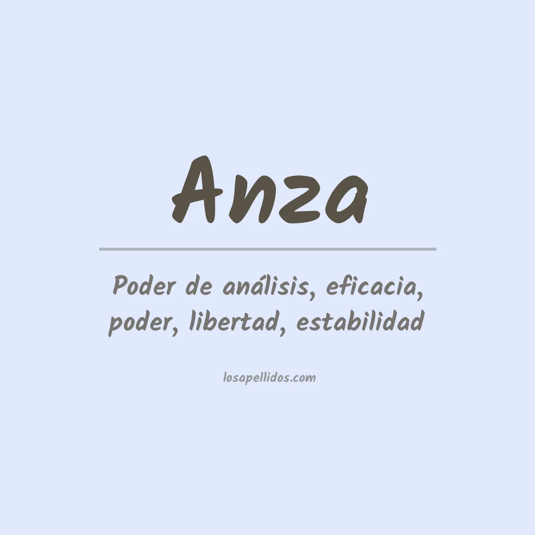 Apellido Anza