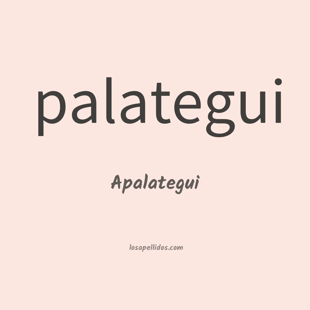 Apalategui en chino