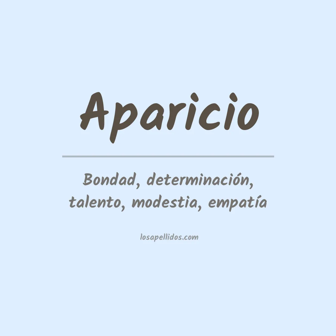 Apellido Aparicio
