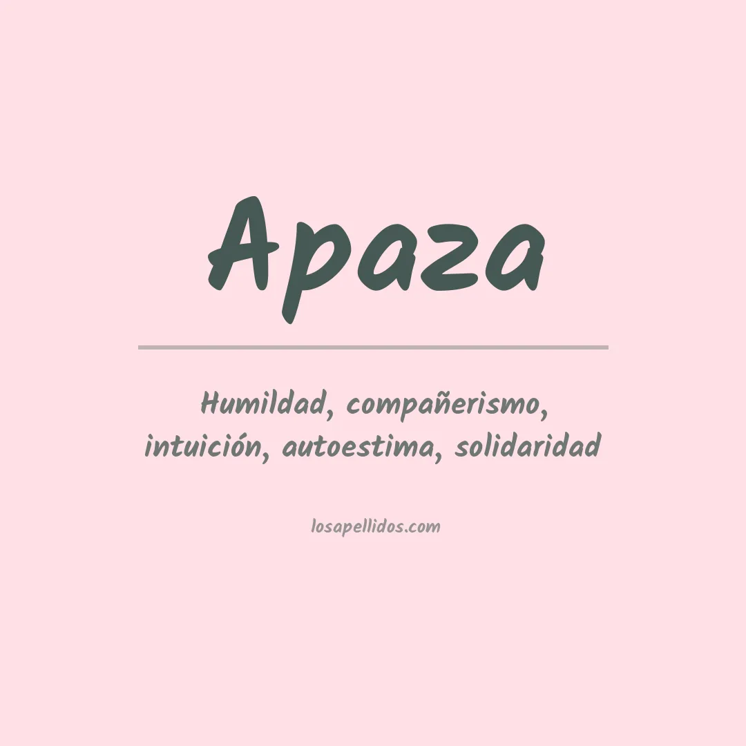Apellido Apaza