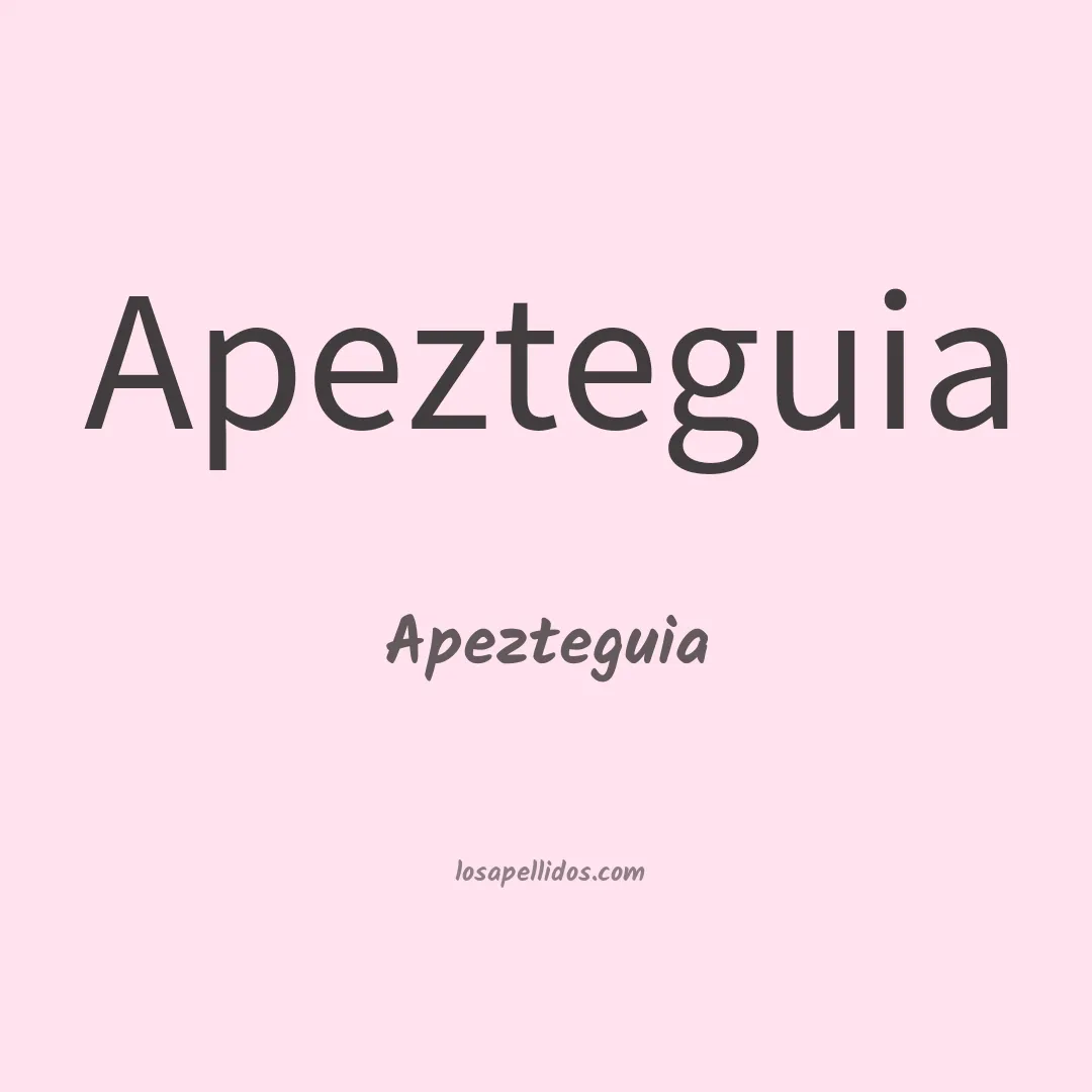 Apezteguia en chino