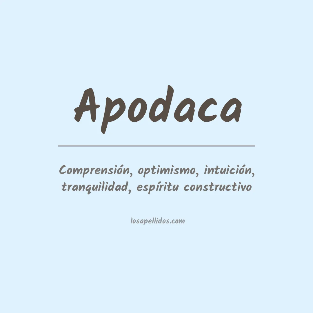 Apellido Apodaca