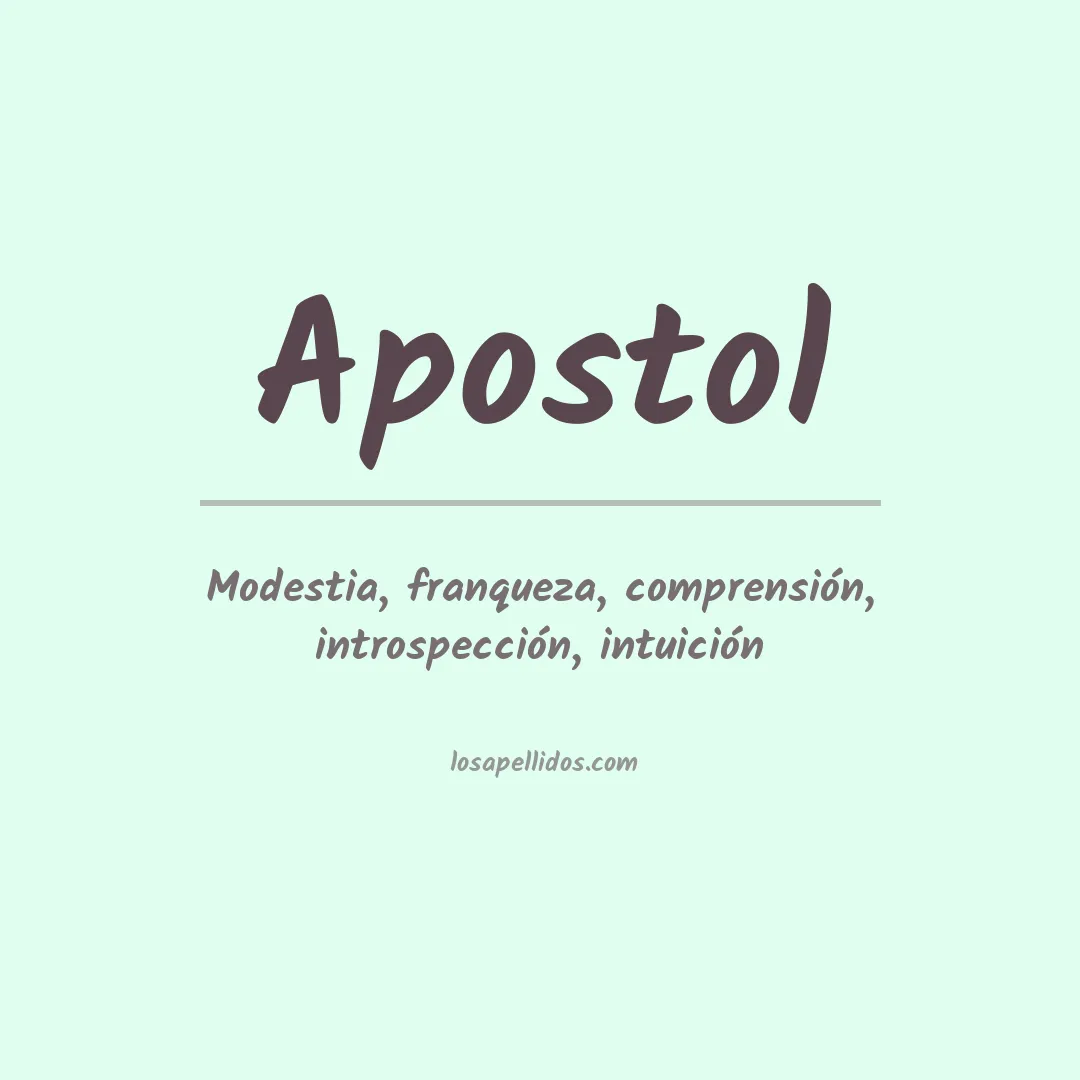 Apellido Apostol