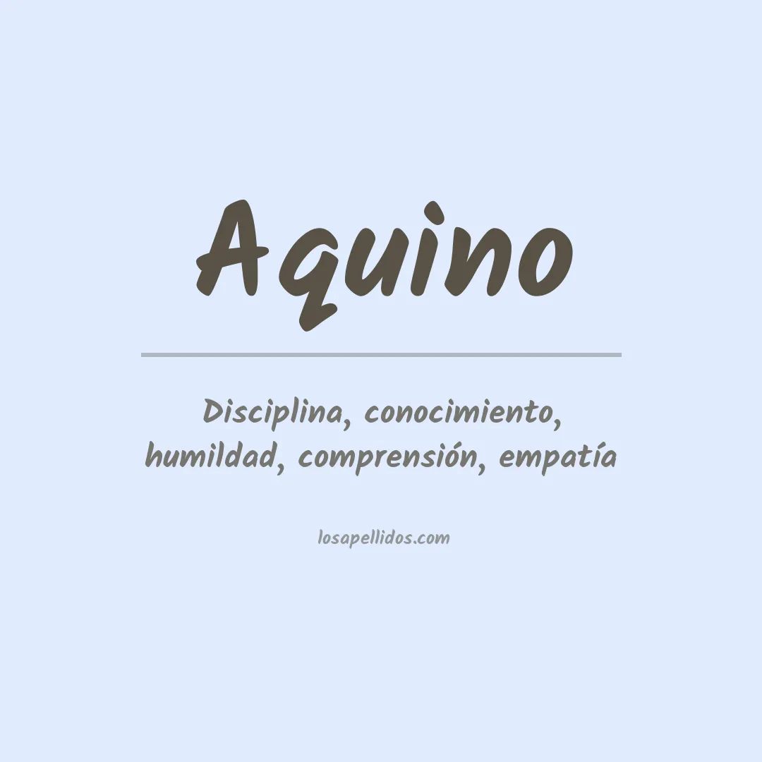 Apellido Aquino