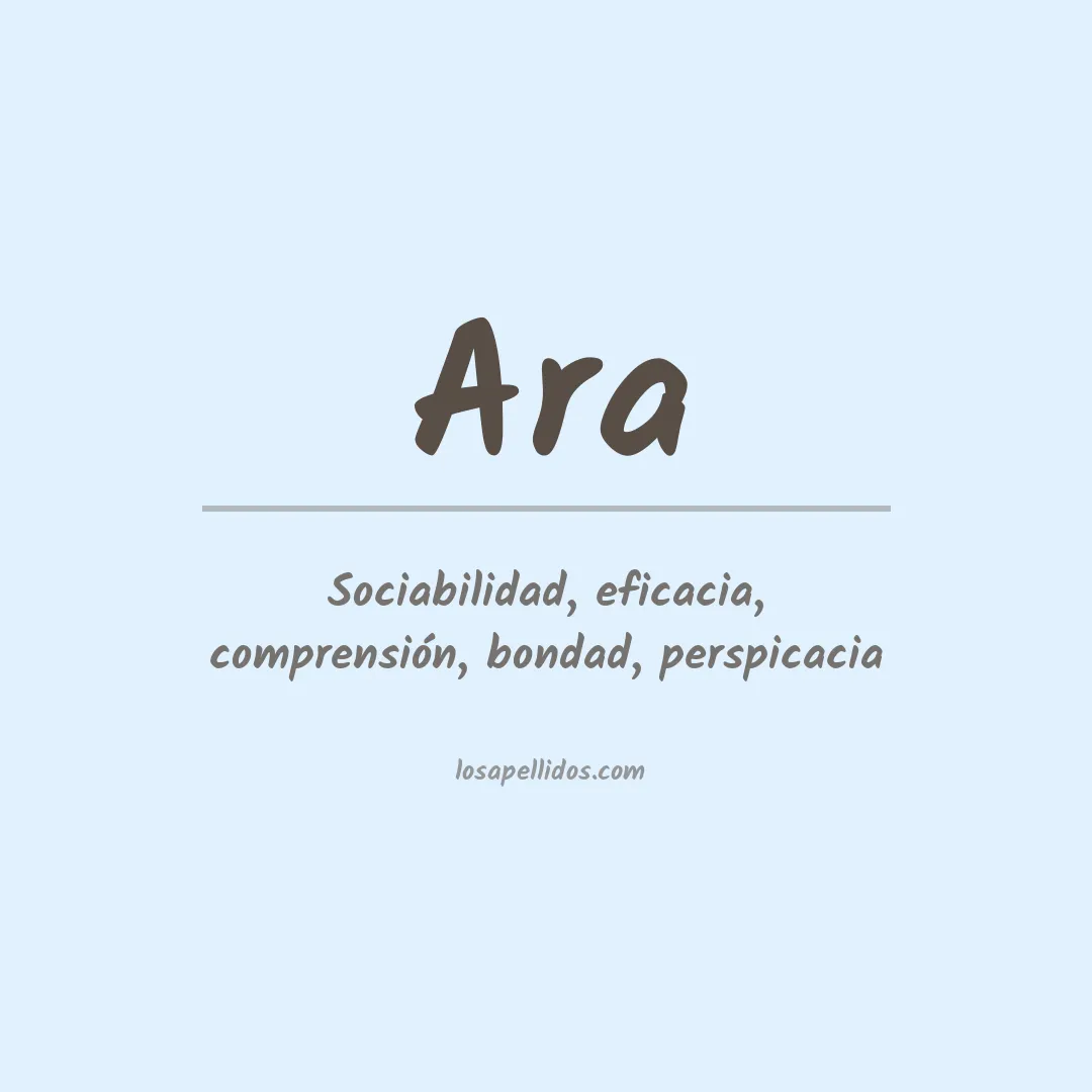 Apellido Ara