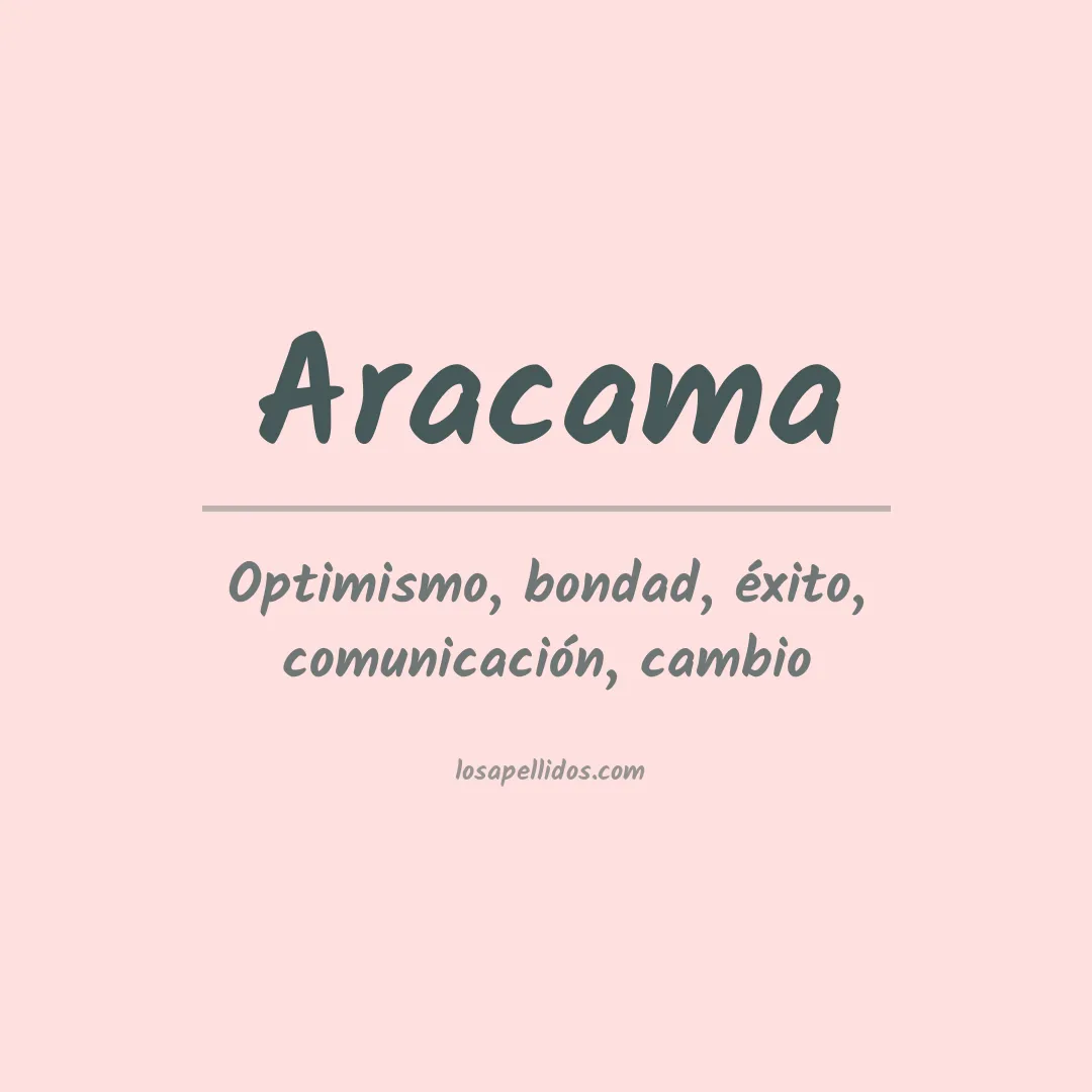 Apellido Aracama