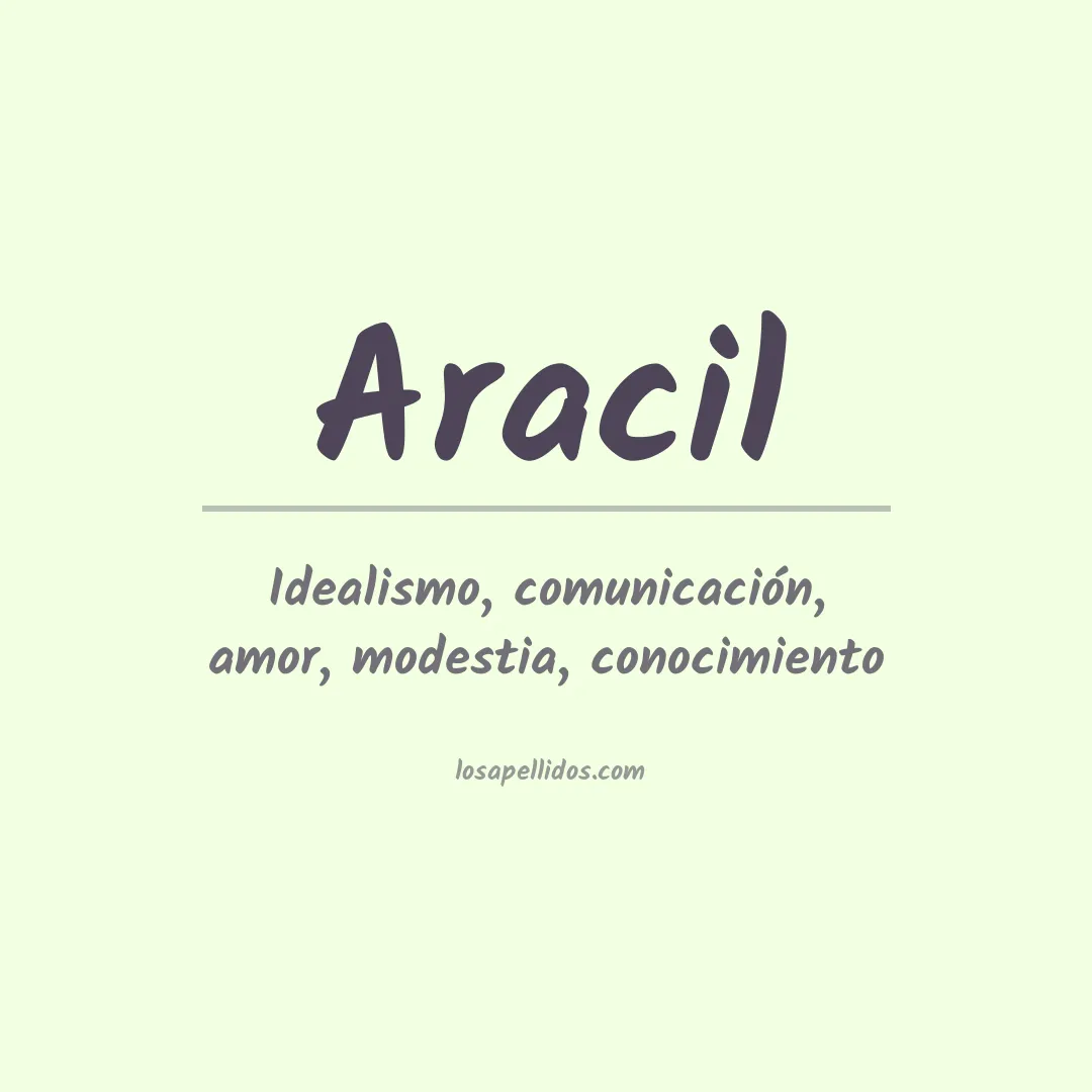 Apellido Aracil