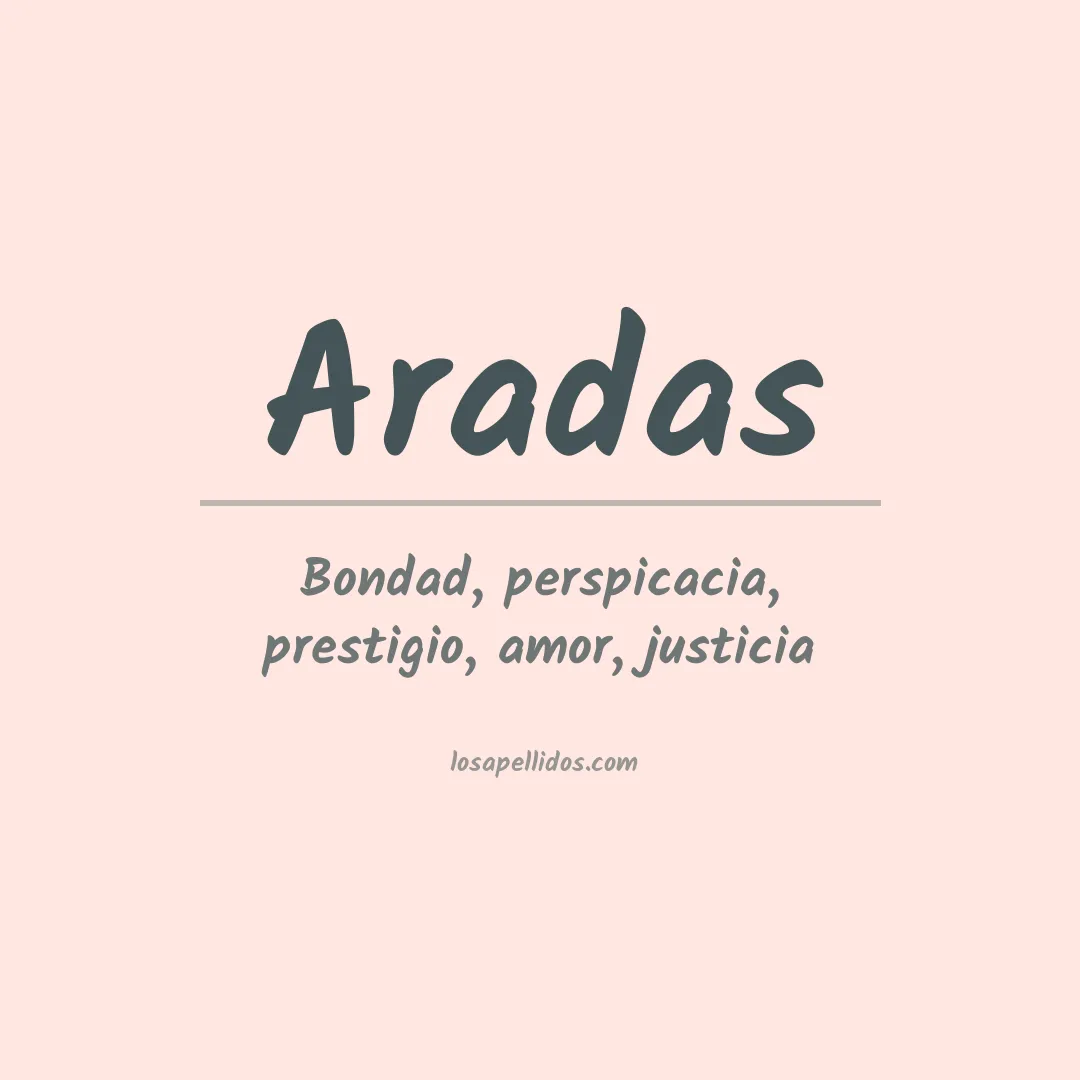 Apellido Aradas