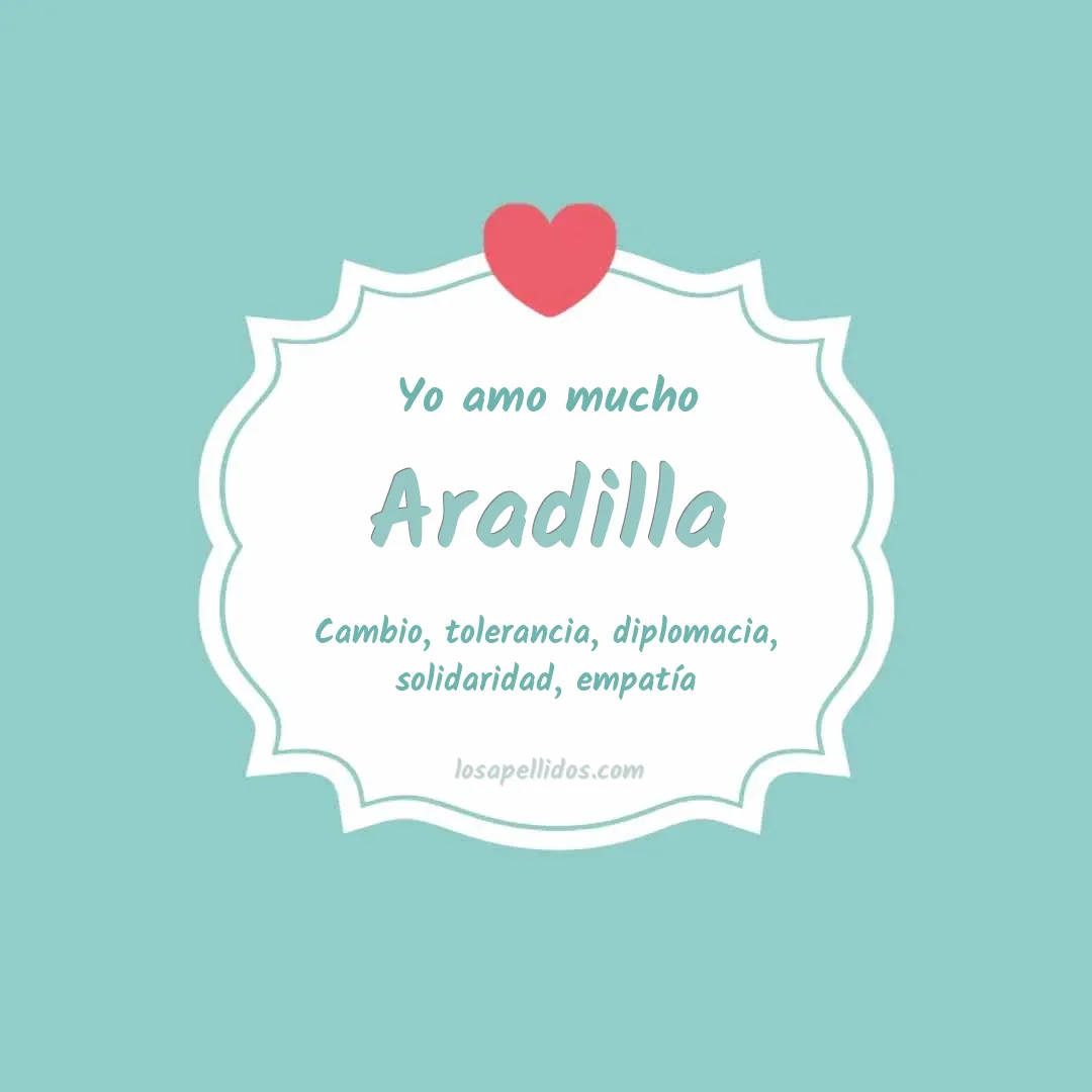 Yo amo mucho Aradilla