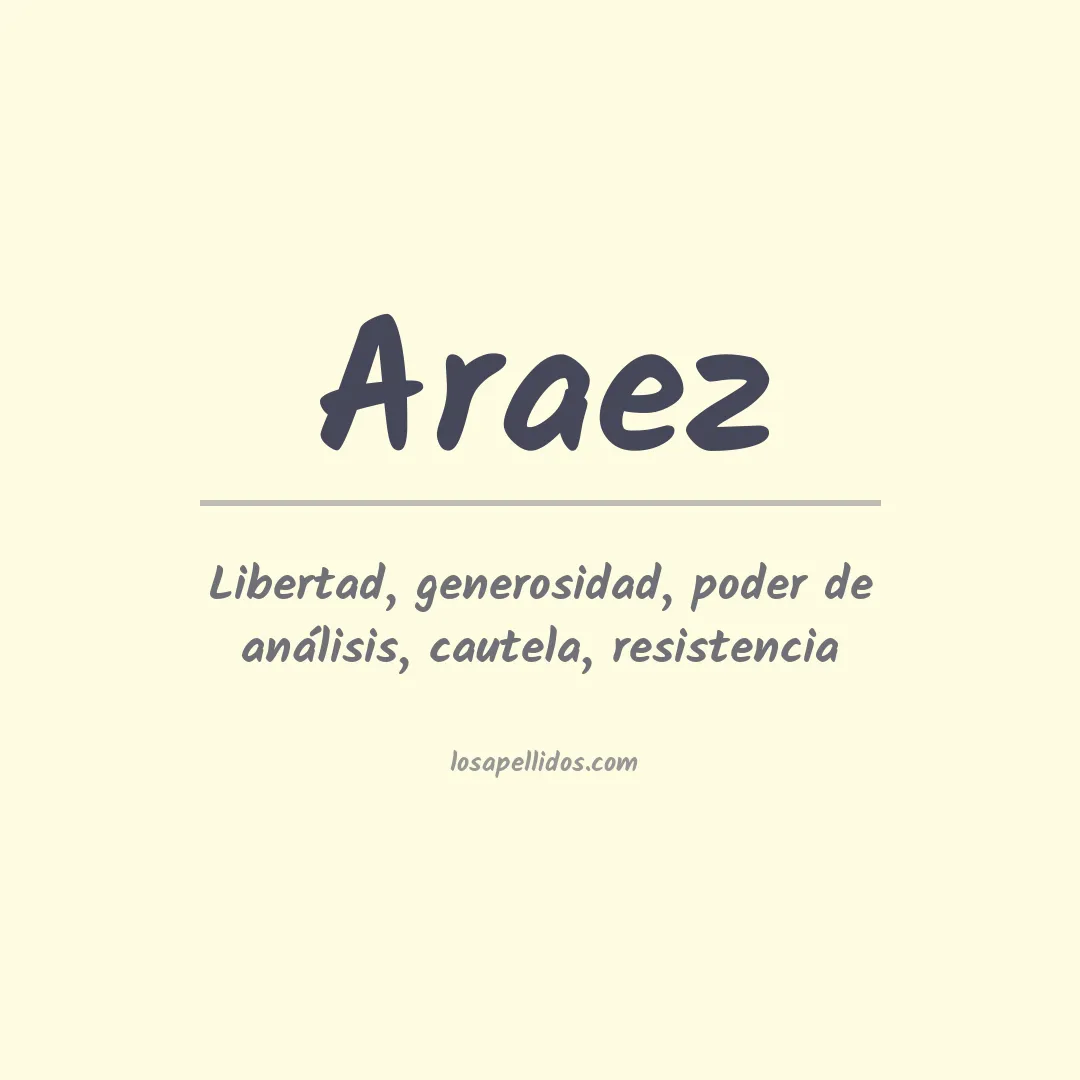 Apellido Araez