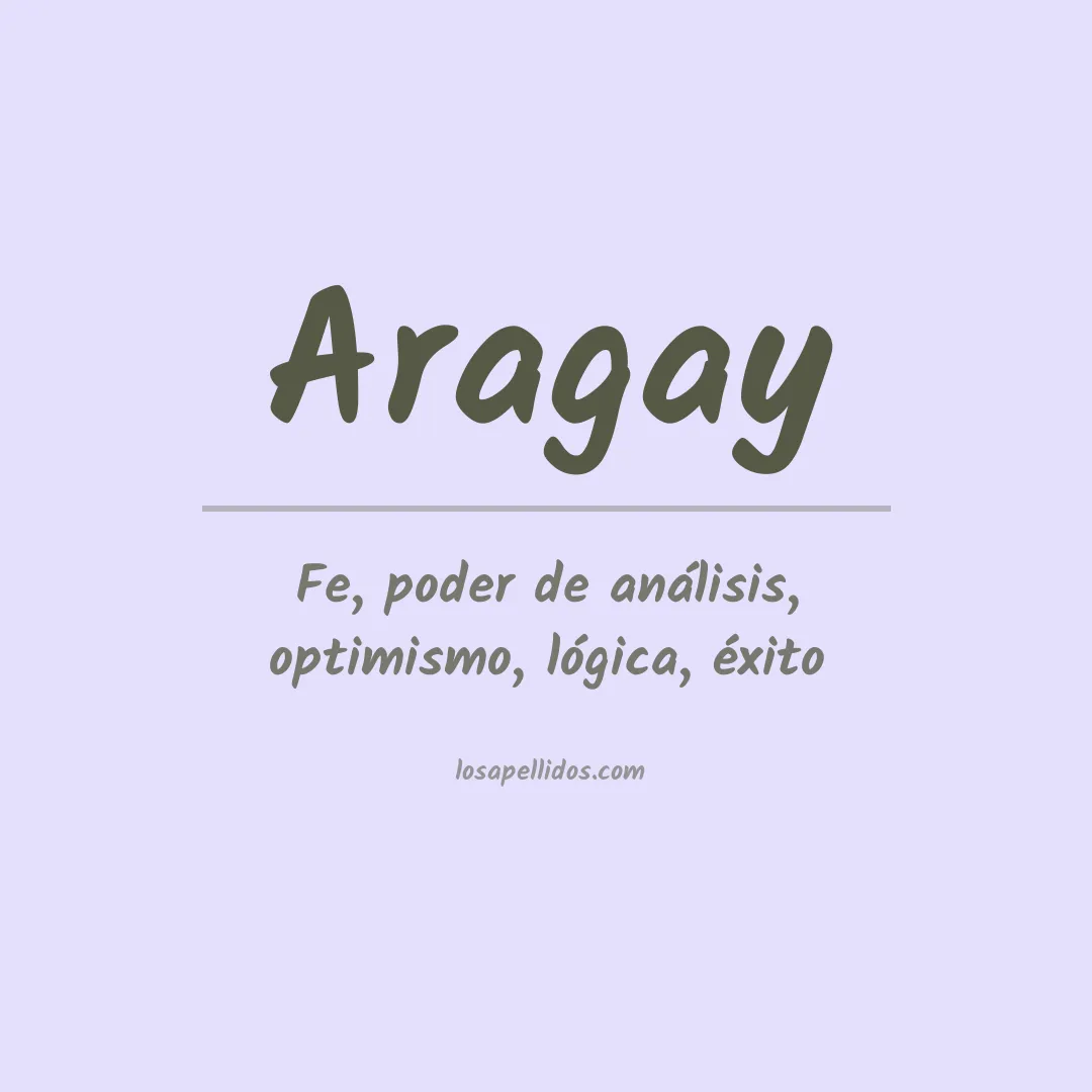 Apellido Aragay
