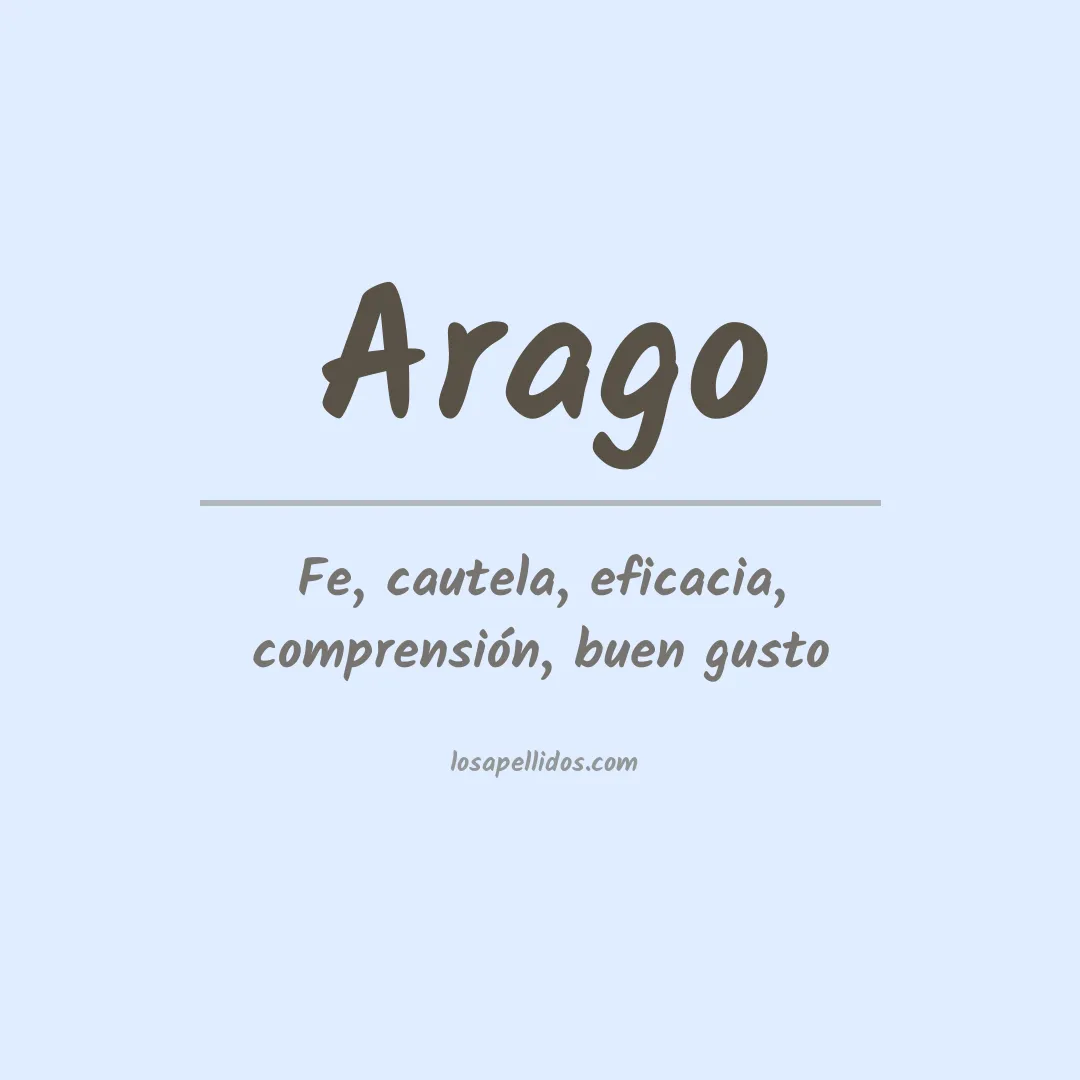 Apellido Arago