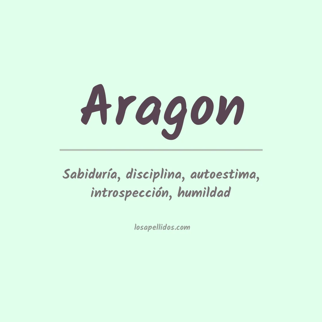 Apellido Aragón