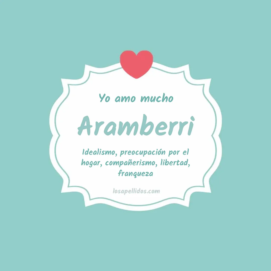Yo amo mucho Aramberri